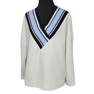 𝅺FEW Moda V neck Long Sleeve Sweater